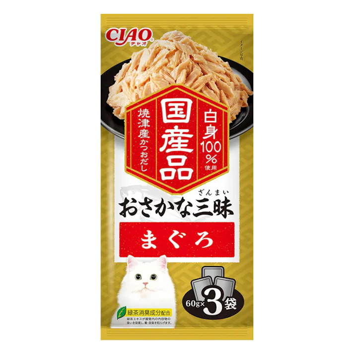 CIAO おさかな三昧 まぐろ 60g×3袋入