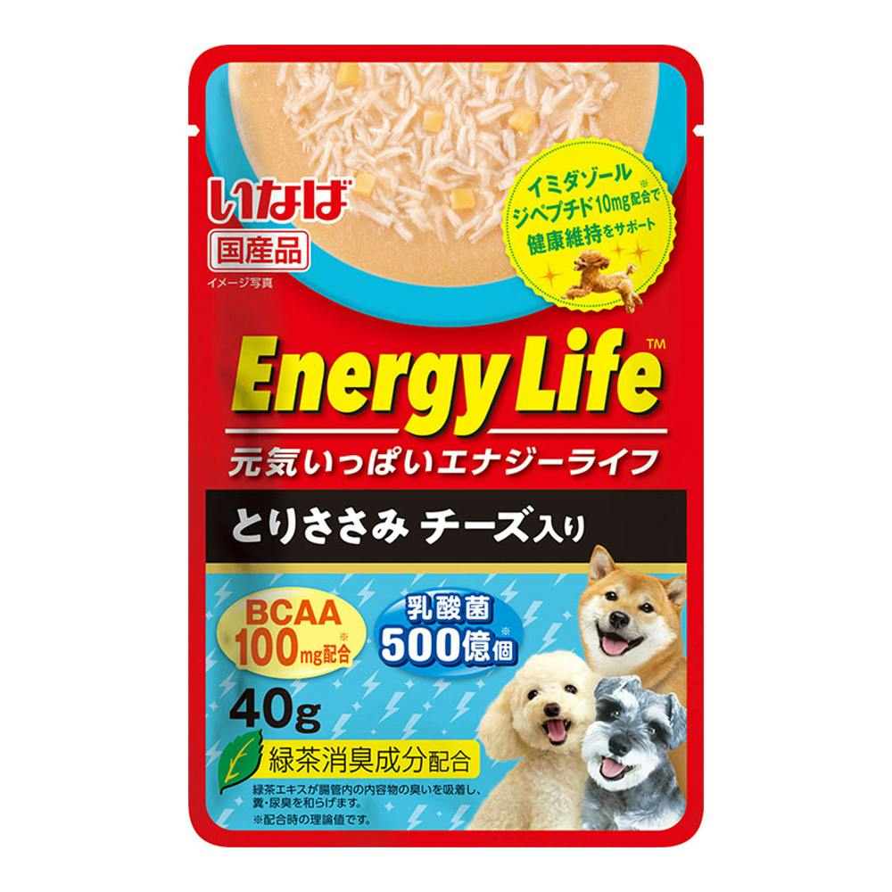 いなば EnergyLife とりささみ チーズ入り 乳酸菌500億個 40g