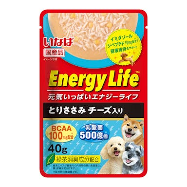 いなば EnergyLife とりささみ チーズ入り 乳酸菌500億個 40g