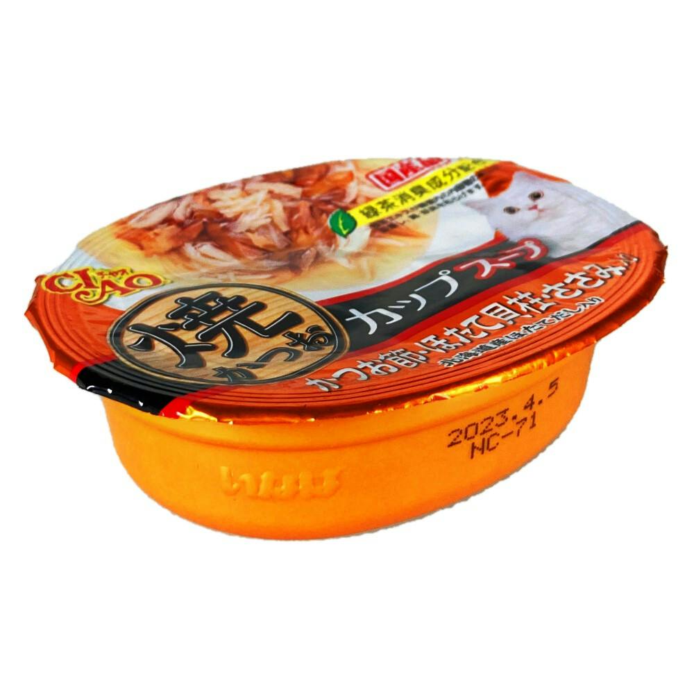 いなば CIAO 焼かつおカップスープ かつお節帆立ささみ入り 60g