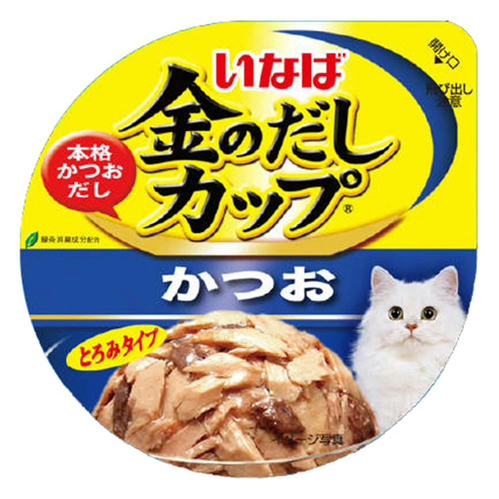 いなば 金のだしカップ かつお 70g | ペット用品（猫