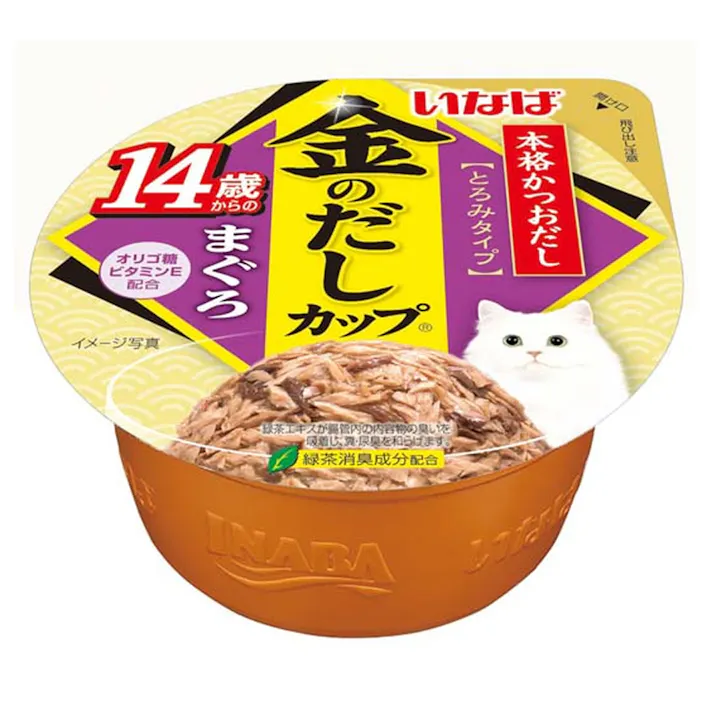 いなば 金のだしカップ 14歳からのまぐろ 70g