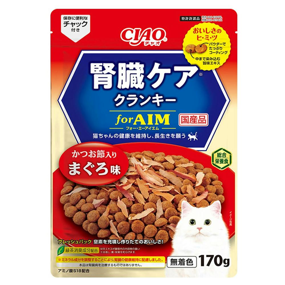 腎臓ケアクランキー かつお節入り まぐろ味 170g | キャットフード