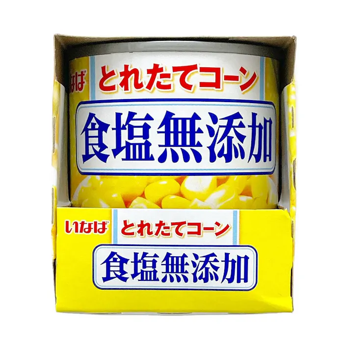 とれたてコーン食塩無添加 180g×3缶