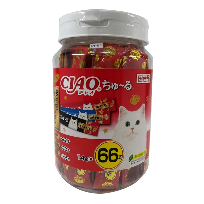 ちゅ~るまぐろセレクション66本