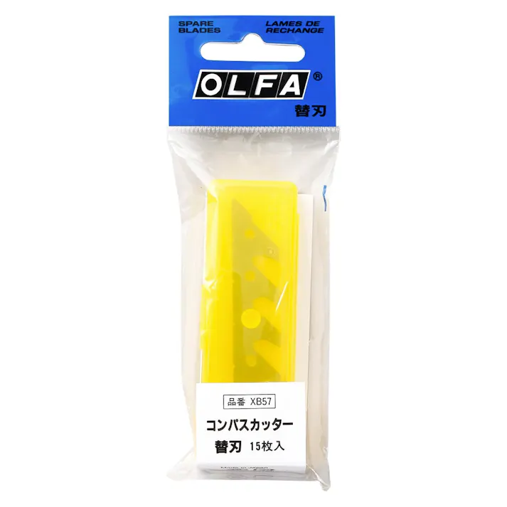 オルフア OLFA 特殊用途カッター コンパスカツター XB57 15枚入 替刃