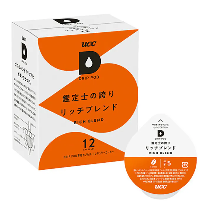 UCC ドリップポッド 鑑定士の誇り リッチブレンド 12個入