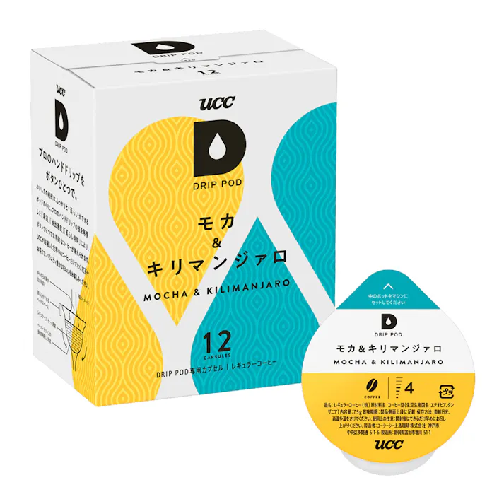 UCC ドリップポッド モカ&キリマンジァロ 12個入