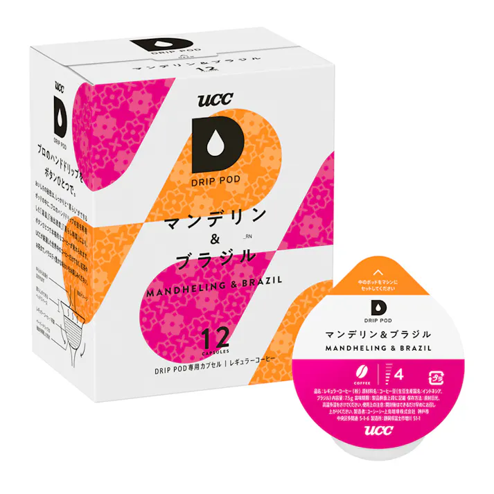 UCC ドリップポッド マンデリン&ブラジル 12個入