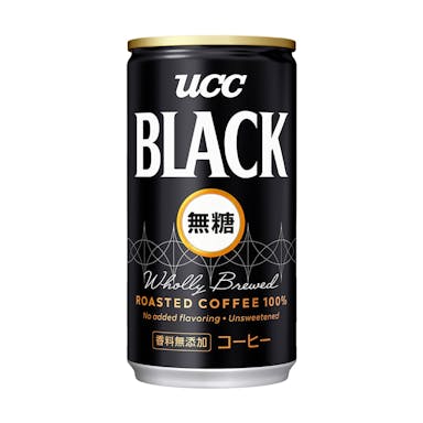 【ケース販売】UCC BLACK無糖 185ml×30本