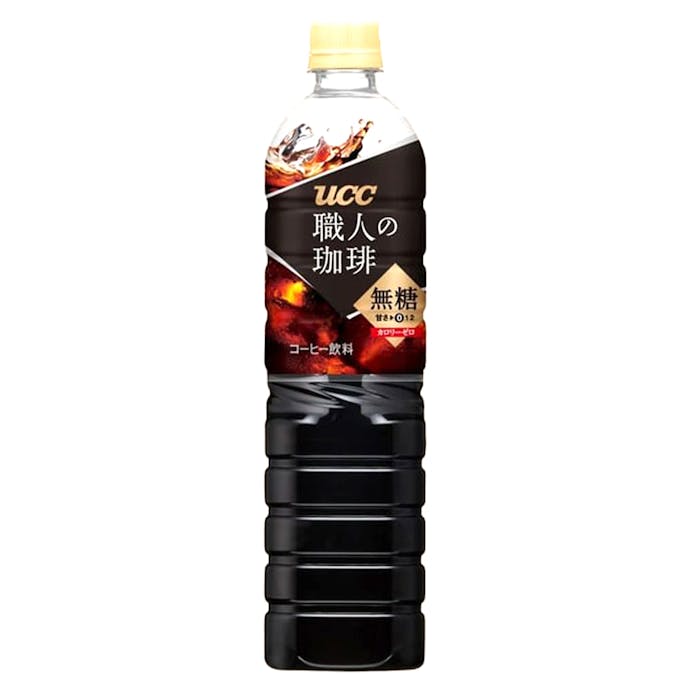 【ケース販売】UCC 職人の珈琲 無糖 900ml×12本