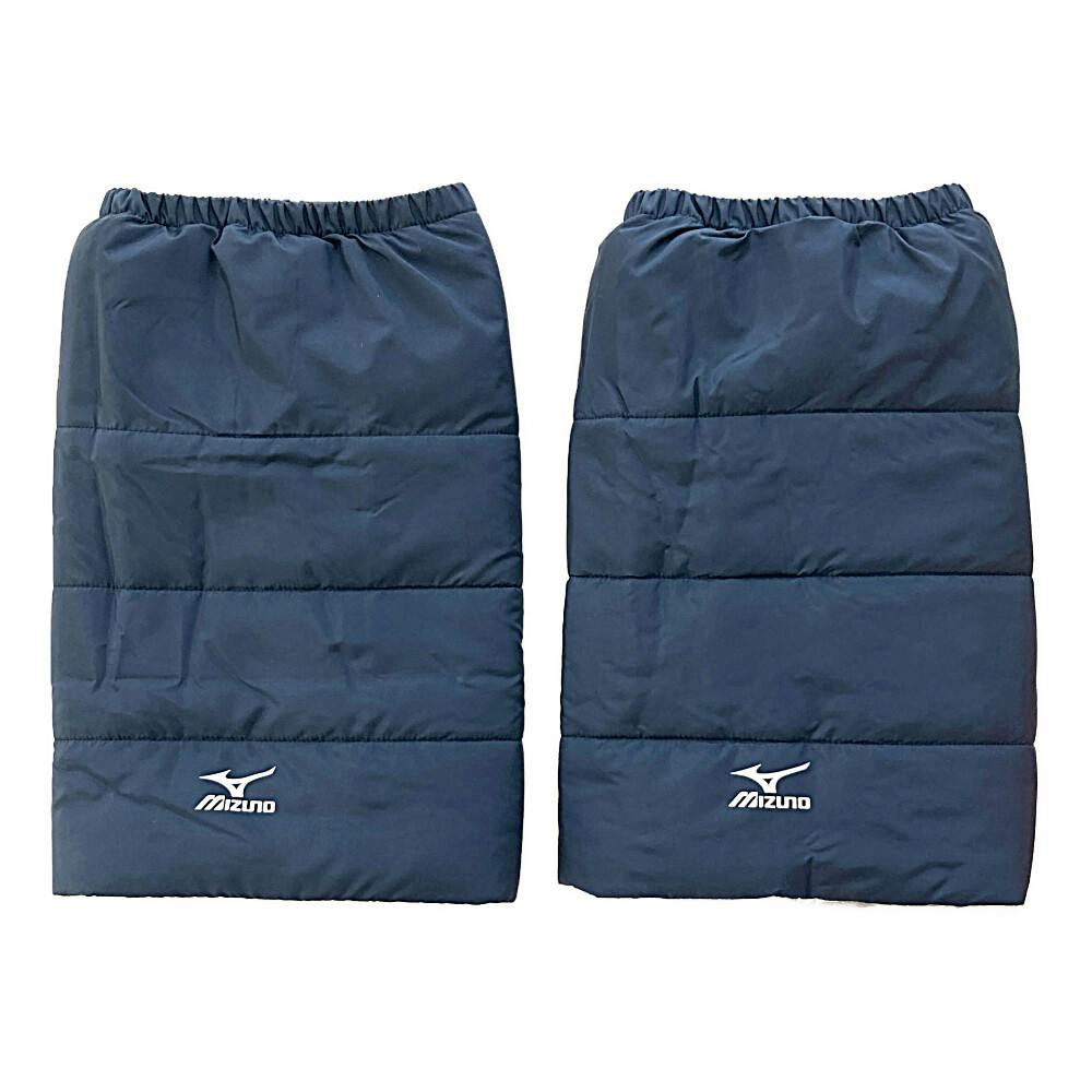紳士 ミズノ 断熱撥水 レッグウォーマー ネイビー M-L | 作業着