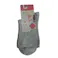 婦人靴下 素足ごこち 無地 グレー 23.0cm-25.0cm