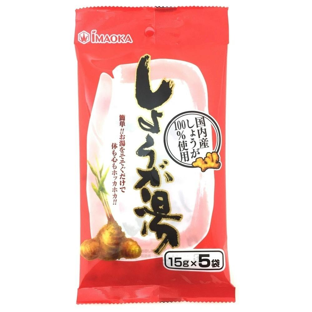 今岡製菓 しょうがくず湯 15g (×6袋入) 5個セット まとめ売り - その他