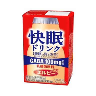 【ケース販売】エルビー 快眠ドリンク 乳酸菌飲料 125ml×12本