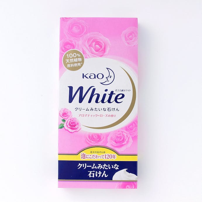 花王 ホワイト アロマティックローズの香り 普通サイズ 85g×6個箱