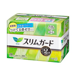 ロリエ スリムガード 多い昼~ふつうの日用 羽つき 28個