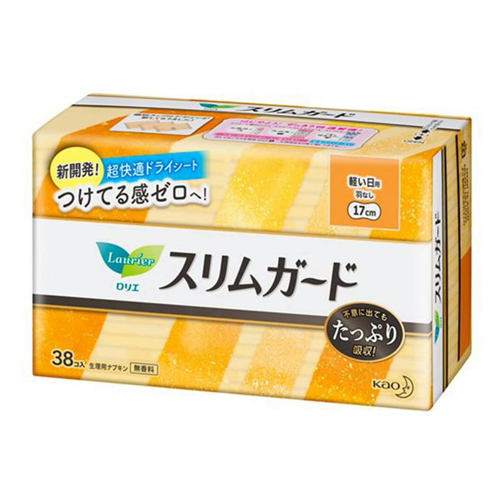 花王 ロリエ スリムガード 軽い日用 羽なし 38個 | ヘルスケア