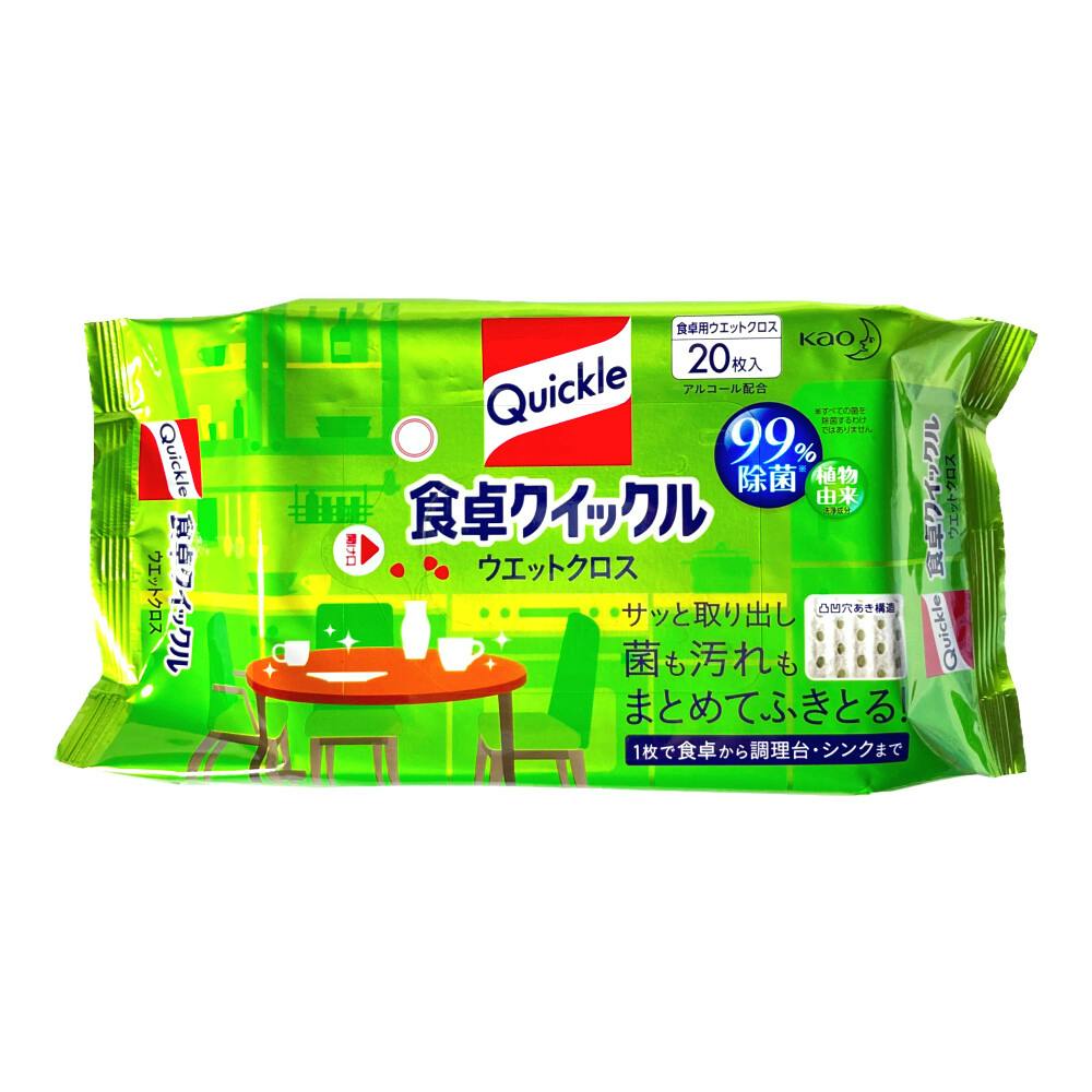 食卓クイックル ウェットクロス ほのかな緑茶の香り 20枚 | 台所用洗剤