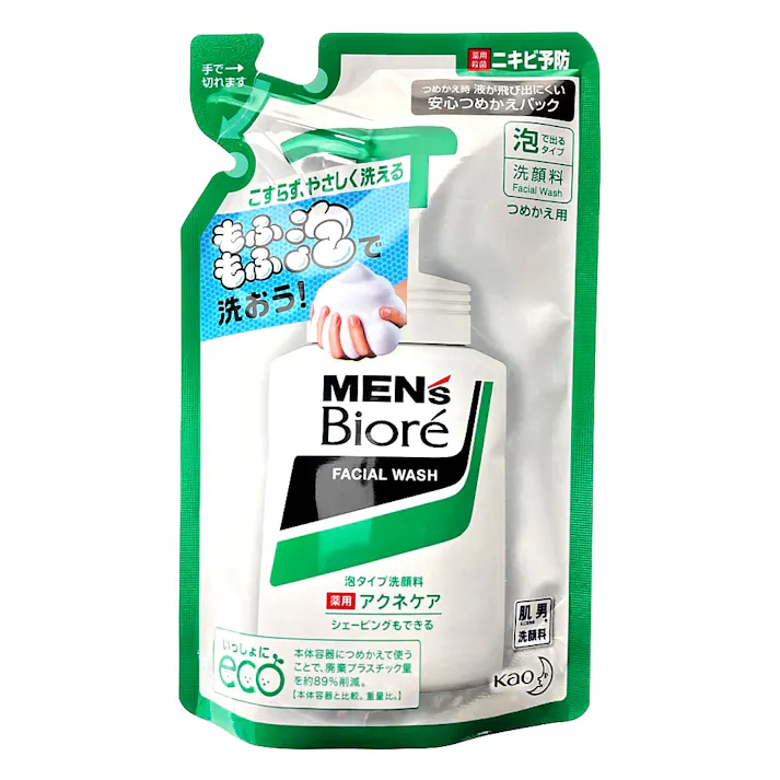 メンズビオレ 泡タイプ薬用アクネケア洗顔 詰替 130ml
