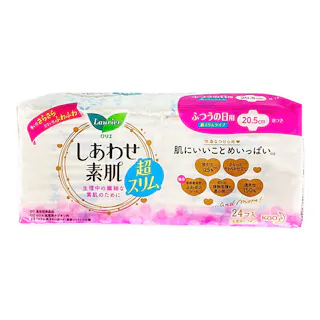 ロリエ しあわせ素肌 超スリムタイプ ふつうの日用 羽つき 24個