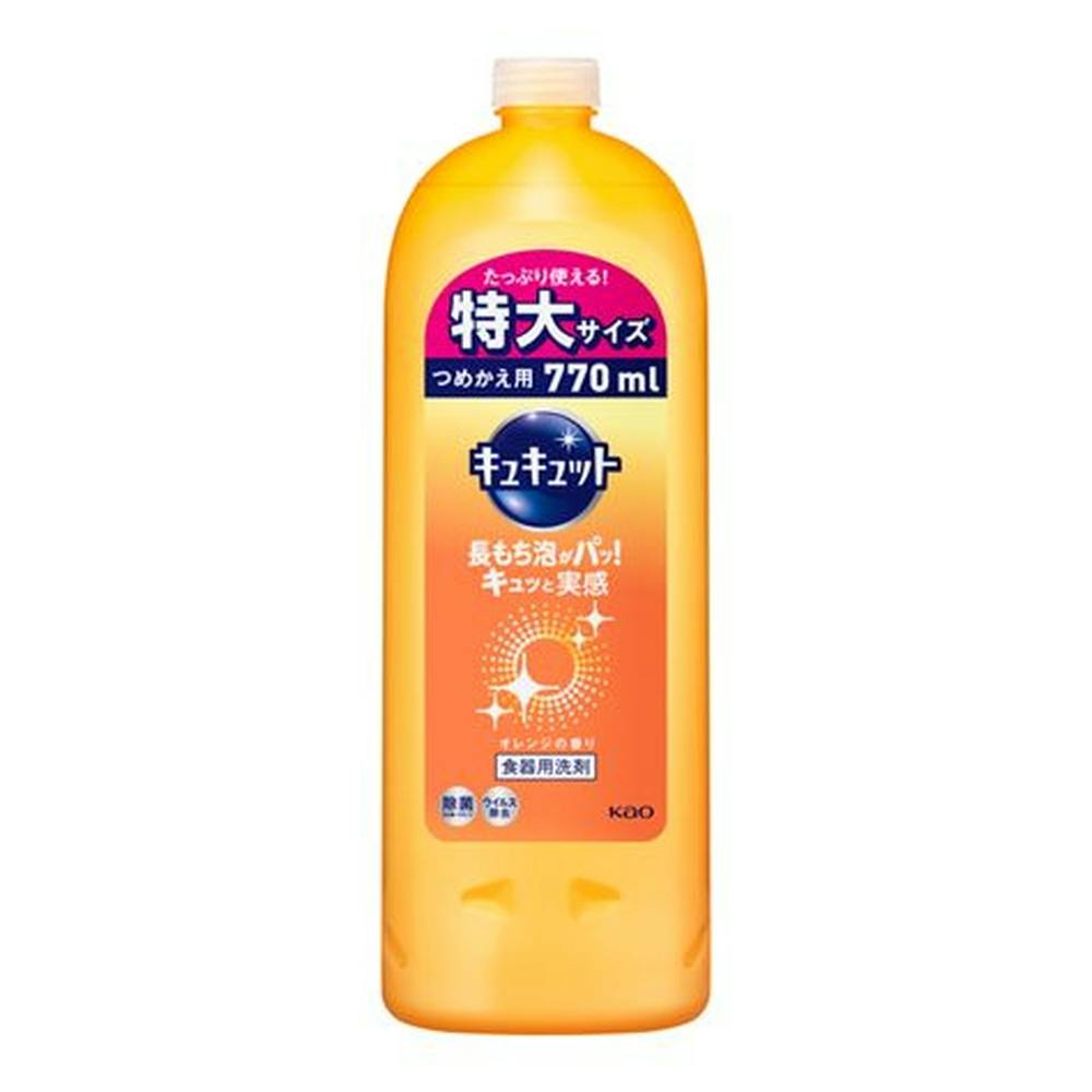 花王 キュキュット 詰替 770ml(販売終了) | 台所用洗剤