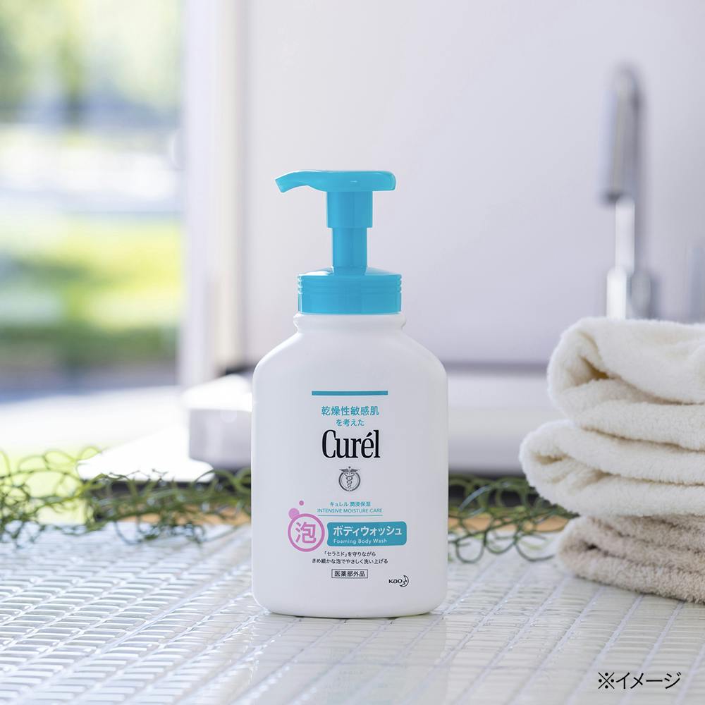 キュレル 泡ボディウォッシュ ポンプ 480ml | ボディソープ・ハンド