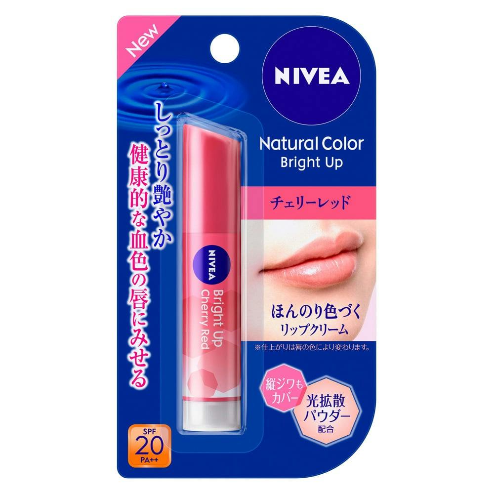 ニベア ナチュラルカラーリップ ブライトアップ チェリーレッド 3.5g