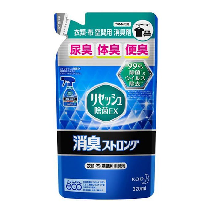 花王 リセッシュ除菌EX 消臭ストロング 詰替 320ml