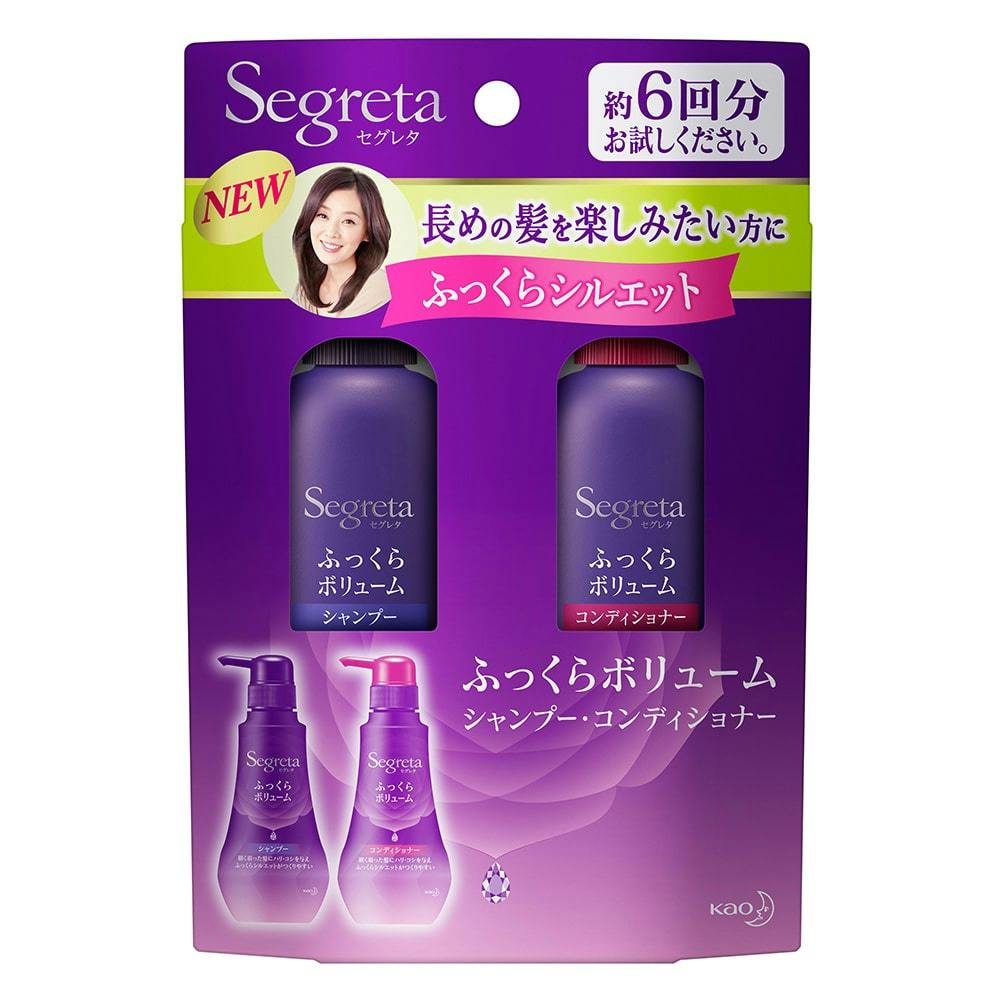 花王 セグレタ シャンプー＆コンディショナーミニセット 120ml(販売