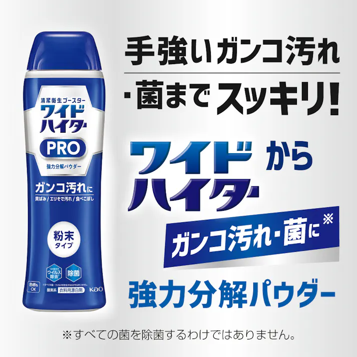 ワイドハイター PRO 強力分解パウダー 本体 530g (販売終了)