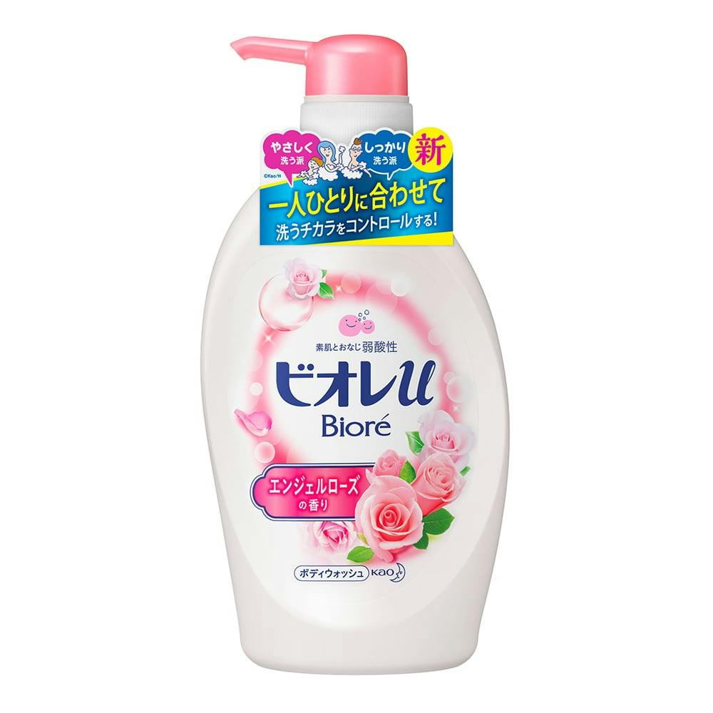 花王 ビオレu エンジェルローズの香り ポンプ 480ml | ボディソープ