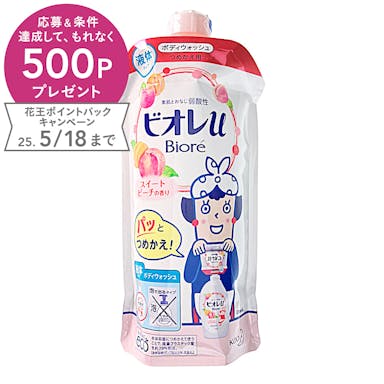 花王 ビオレu スイートピーチの香り 詰替 340ml
