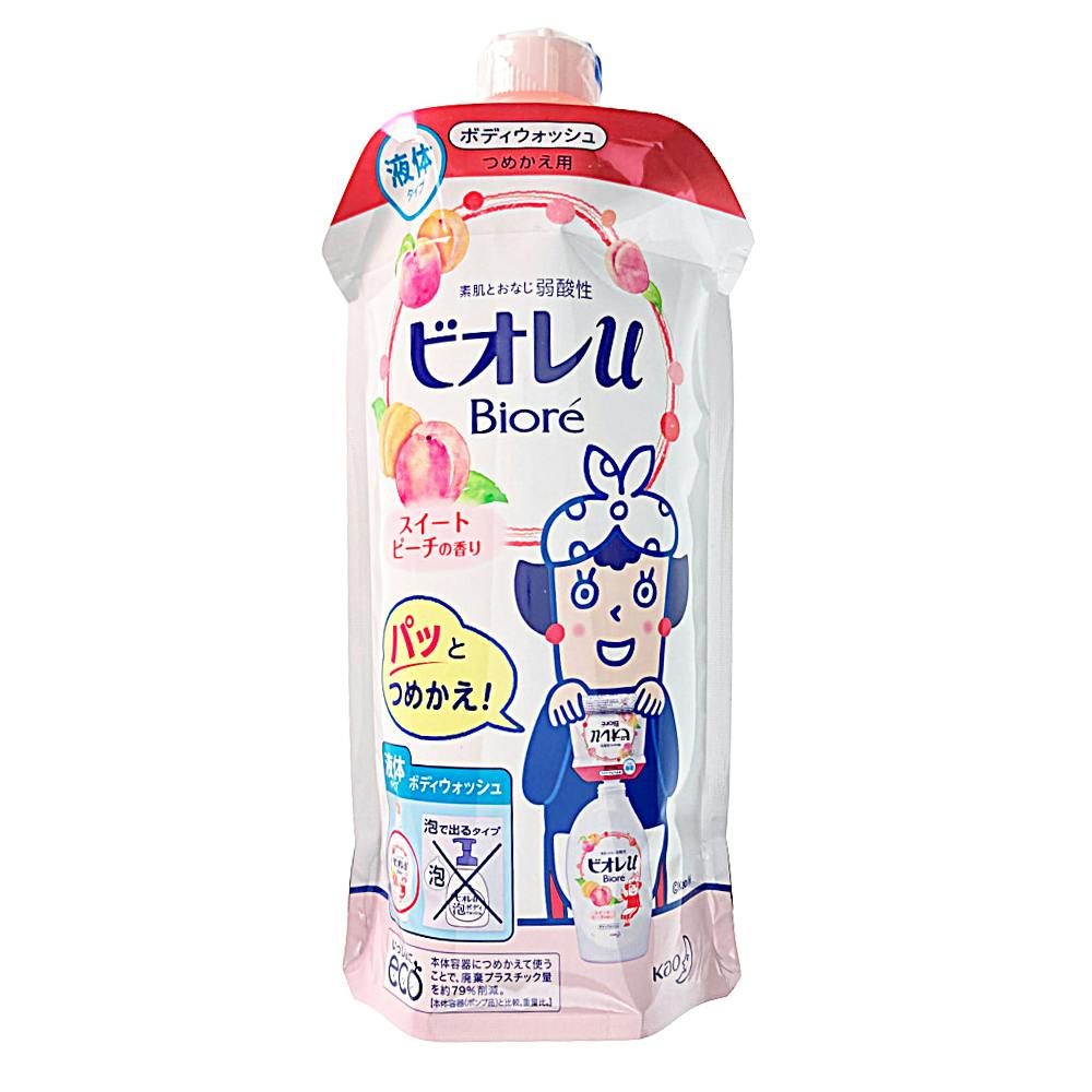 ボンキュートピーチ味 ビオレu スイートピーチの香り 詰替 340ml (販売終了) | ボディソープ