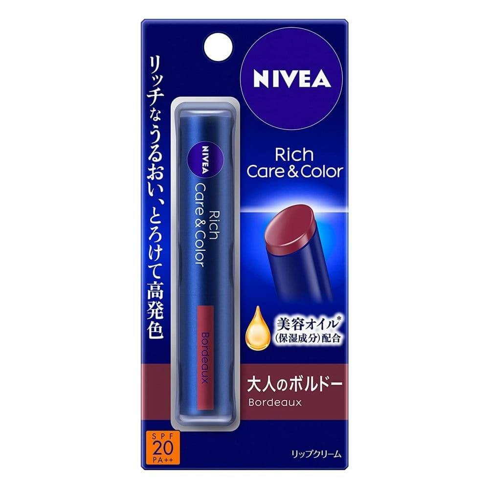 ニベア リッチケア＆カラーリップ ボルドー 2g | ボディケア 通販