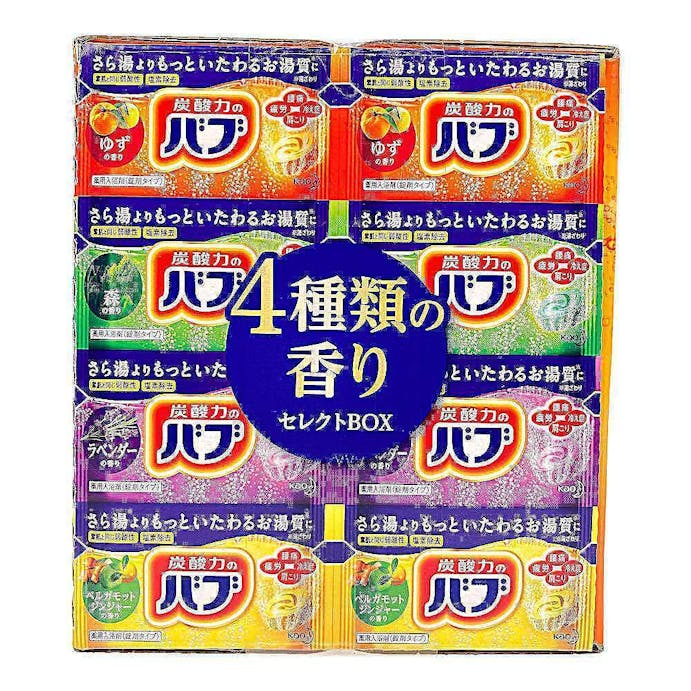 花王 バブ 厳選4種類の香り セレクトBOX 48錠入(販売終了)