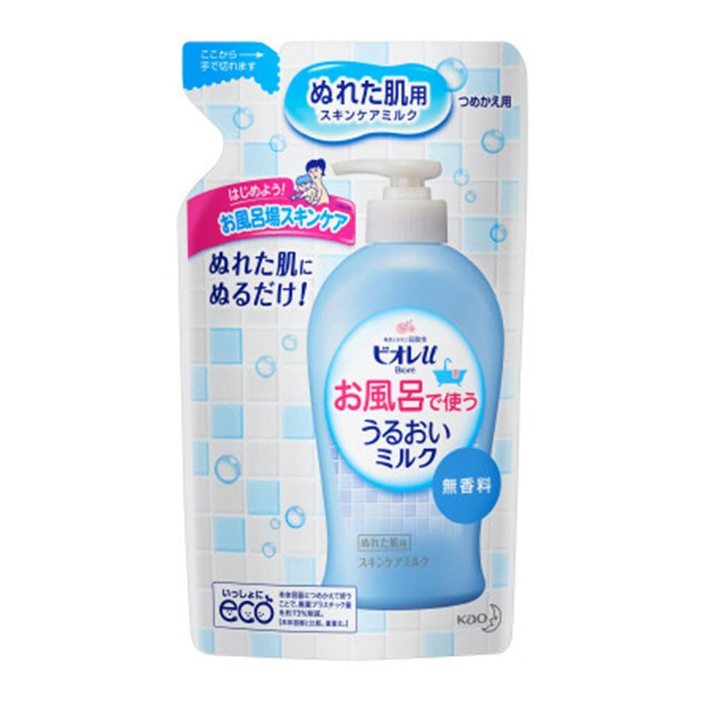花王 ビオレu お風呂で使う うるおいミルク 無香料 詰替 250ml