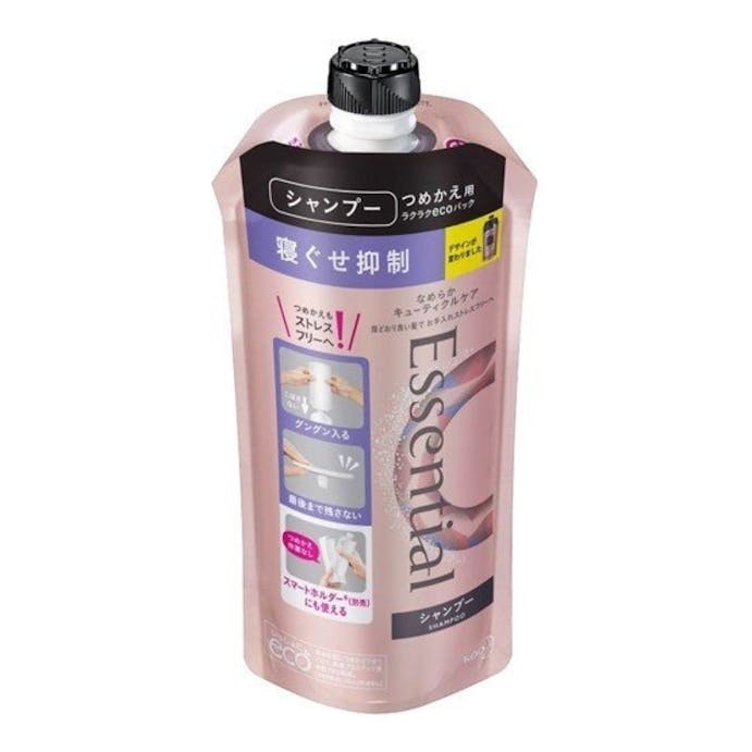 花王 エッセンシャル 寝ぐせ抑制 シャンプー 詰替 340ml(販売終了)