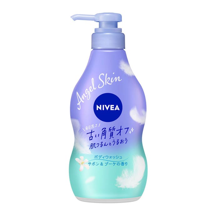 花王 ニベア エンジェルスキン ボディウォッシュ サボン＆ブーケの香り ポンプ 480ml