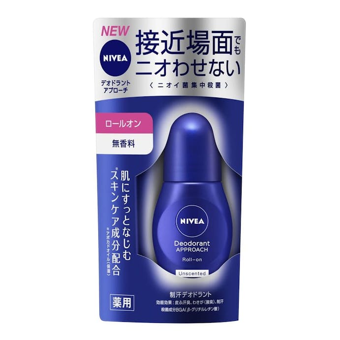 花王 ニベア デオドラントアプローチ ロールオン 無香料 40ml