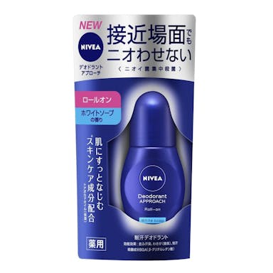 花王 ニベア デオドラントアプローチ ロールオン ホワイトソープの香り 40ml