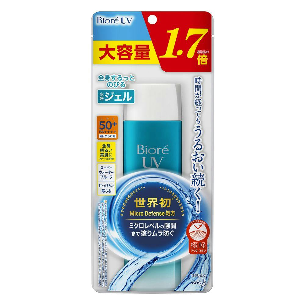 ビオレ UV アクアリッチ ウォータリージェル SPF50+ 大容量