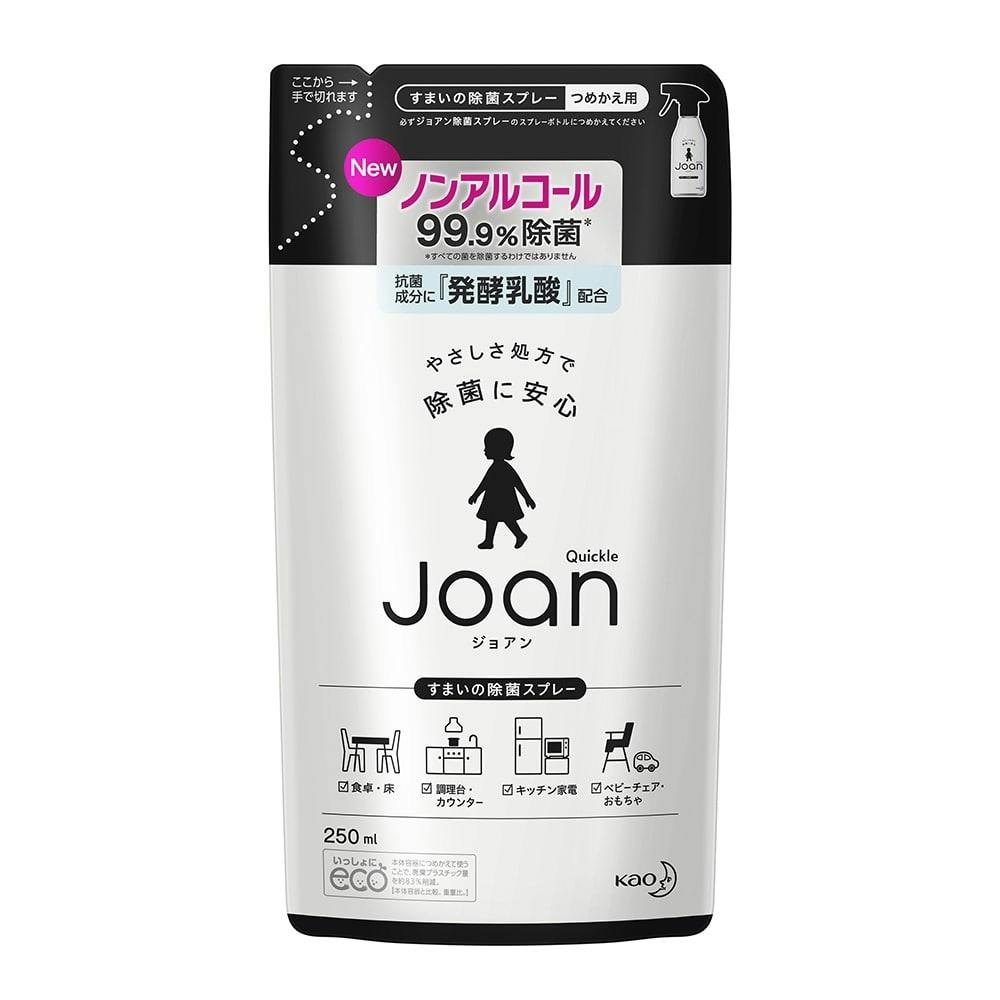 クイックル Joan(ジョアン) 除菌スプレー つめかえ用 250ml | 台所用  