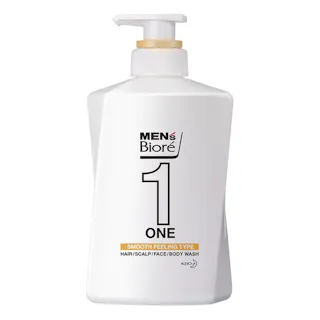 メンズビオレ ONE オールインワン全身洗浄料 髪・肌なめらかタイプ 本体 480ml