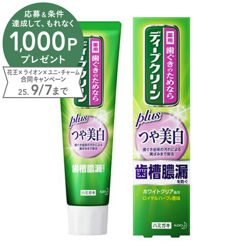 ディープクリーン 薬用ハミガキ つや美白 100g 歯磨き粉 ディープクリーン 薬用ハミガキ つや美白 100g 歯磨き粉
