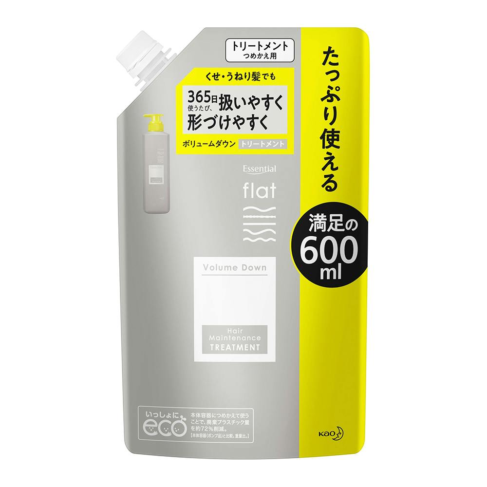 新品★flat★エアリースムース トリートメント つめかえ用 600ml エッセンシャルflat エアリースムース トリートメント