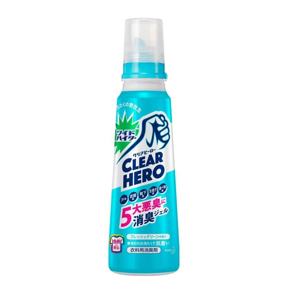 花王 ワイドハイター クリアヒーロー消臭ジェル フレッシュグリーンの香り 本体 570ml ホームセンター通販 カインズ 花王 ワイドハイター クリアヒーロー消臭ジェル フレッシュグリーンの香り 本体 570ml ホームセンター通販 カインズ