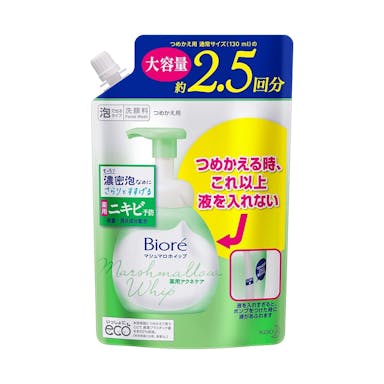 花王 ビオレ マシュマロホイップ 薬用アクネケア つめかえ用 大容量 330ml