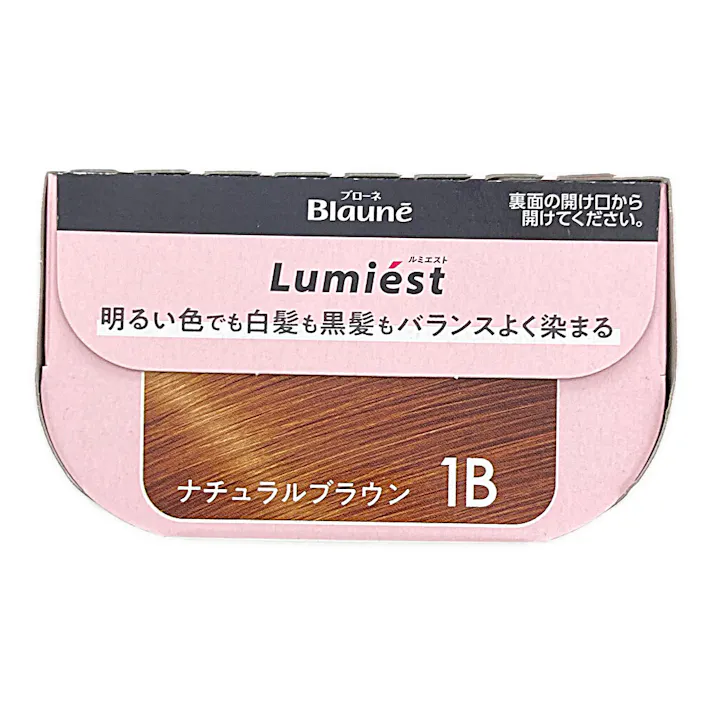 ブローネ ルミエスト 白髪用ヘアカラー クリームタイプ 1B ナチュラルブラウン