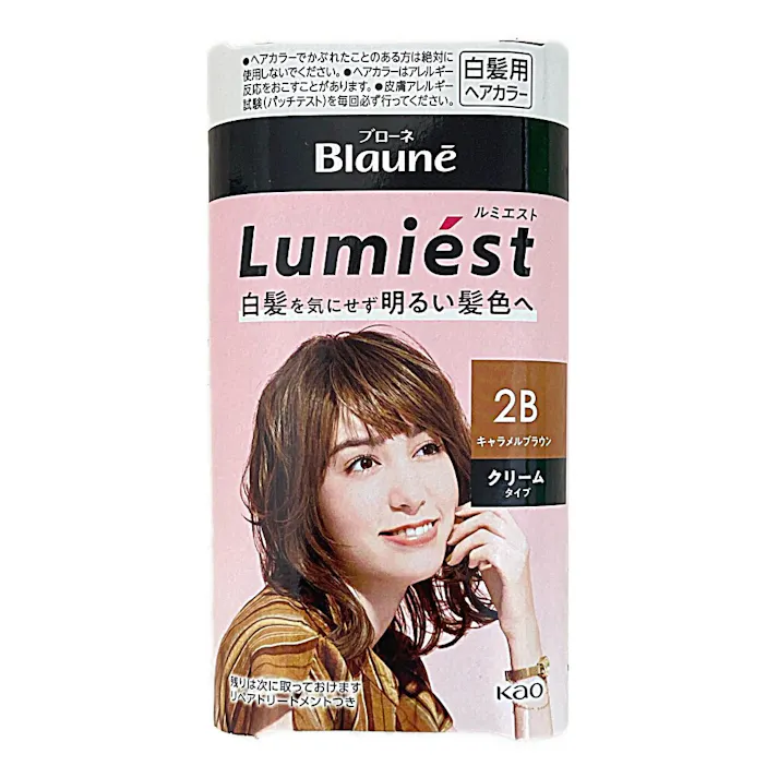 ブローネ ルミエスト 白髪用ヘアカラー クリームタイプ 2B キャラメルブラウン